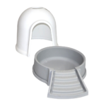 ARENERO IGLOO 45X59X43 CM BLANCO/PLOMO