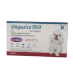 SIMPARICA TRIO 2,6 - 5 KG 3 TAB