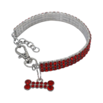 COLLAR DIAMANTE HUESITO L 30CM