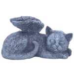 LAPIDA P/MASCOTA  ANGEL GRIS GATO